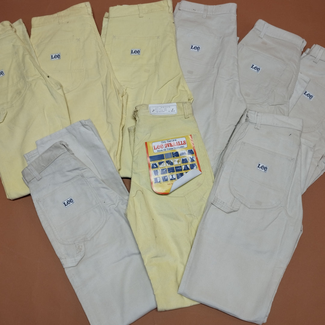 LOT of LEE Workwear / Cargo Corduroy Jeans Vintage NEW