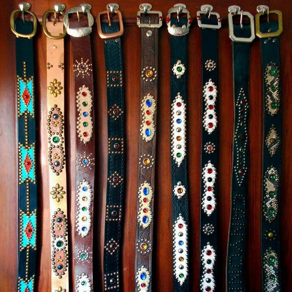 LOT OF Vintage Leather Belts