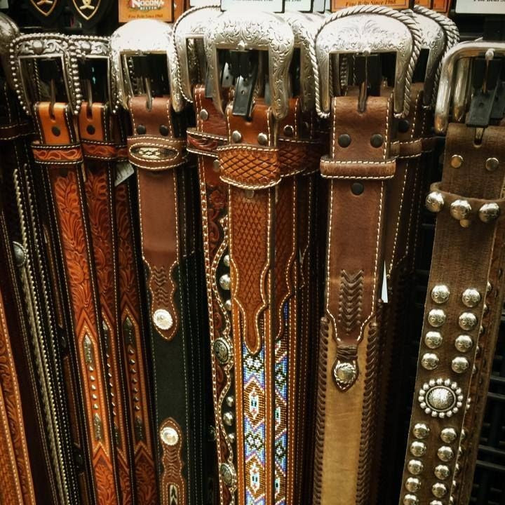 LOT OF Vintage Leather Belts