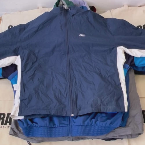 LOT of Branded Sport Jackets & Coats  MIX " Vintage & Retro "