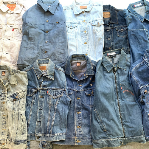 LOT of Denim Jacket Levis / Lee / Wrangler "Vintage & Retro"