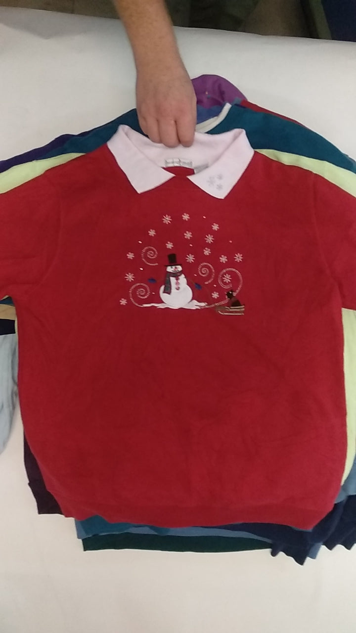 LOT of  Vintage Christmas Sweatshirts