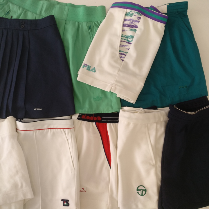 LOT of Sport Branded Tennis Skirt & Shorts Vintage & Retro