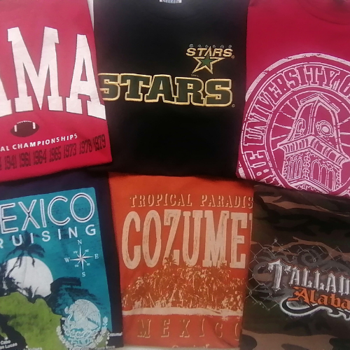 LOTs of Graphic / Multiprint T-shirts Vintage